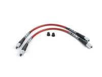 ES#3612514 - 027555ECS17 - Stainless Steel Brake Lines - Front - High quality reinforced lines for great looks and a more consistent pedal feel - ECS - Audi Porsche