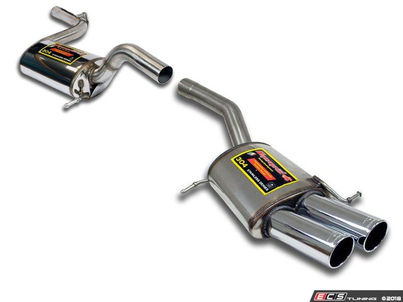 Supersprint 889036KT 2.5" CatBack Exhaust System Resonated