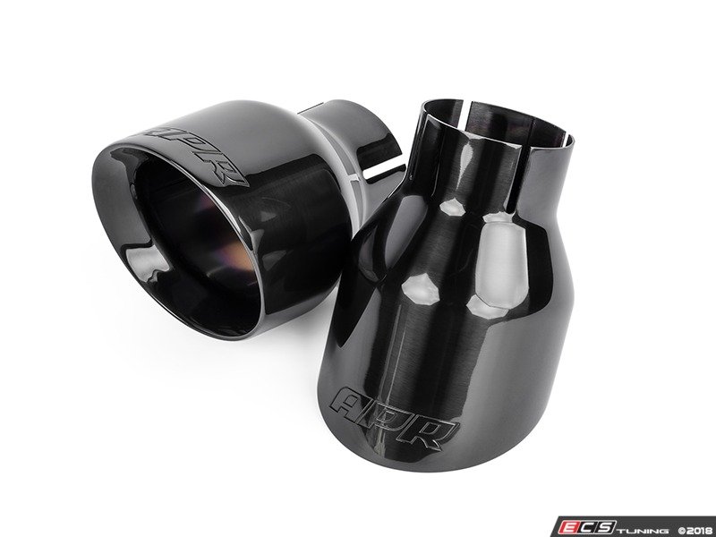 APR - TPK0003 - Double-Walled Exhaust Tips - Polished Diamond-Black