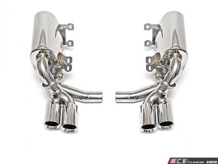 ES#3627069 - FSPOR996MAXSB - Maxflo Performance Exhaust System - Black Chrome Quad Tips - A Perfect Balance for your 996 - Throatier exhaust note - Increased Power - Weight saving over stock unit - Fabspeed - Porsche