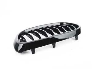 ES#2970984 - 51712289685 - Gloss Black ///M Performance Kidney Grille - Left - Add aggressive high-performance looks to your BMW - Genuine BMW M Performance - BMW