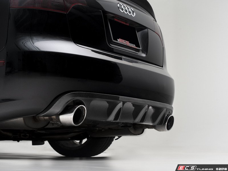 ECS - 004070ECS01 - Audi B7 A4 Carbon Fiber Rear Diffuser - (NO LONGER ...