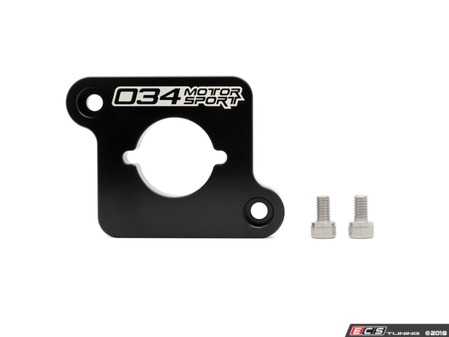 ES#2864557 - 034-107-Z001-BLK - 1.8T to 2.0T FSI Coil-Pack Adapter Plate - Priced Each  - Billet aluminum coil-pack adapter plate allows you to run 2.0T coils on your 1.8T vehicle - Priced individually - 034Motorsport - 