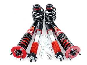 ES#3438323 - MMX2630 - MonoMAX Coilover Kit - Adjustable Dampening - Monotube coilovers that give full length adjustment, 40-level Dampening, and front camber plates! - GODSPEED - BMW