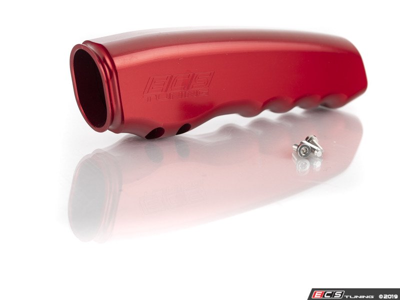 ECS 019789ECS0103 MK7 Billet Aluminum Parking Brake Handle Red Anodized