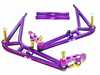ES#3659523 - SAK-E46-PK - E46 Super Length Full Angle Drift Kit - Purple Arms - Roll center, Ackerman, bump steer correction and increased track width all in one package - SLR - BMW