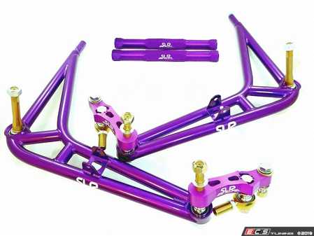 ES#3659427 - SAK-E30-PK - E30 Super Length Full Angle Drift Kit - Violet Purple Arms - Roll center, Ackerman, bump steer correction and increased track width all in one package - SLR - BMW