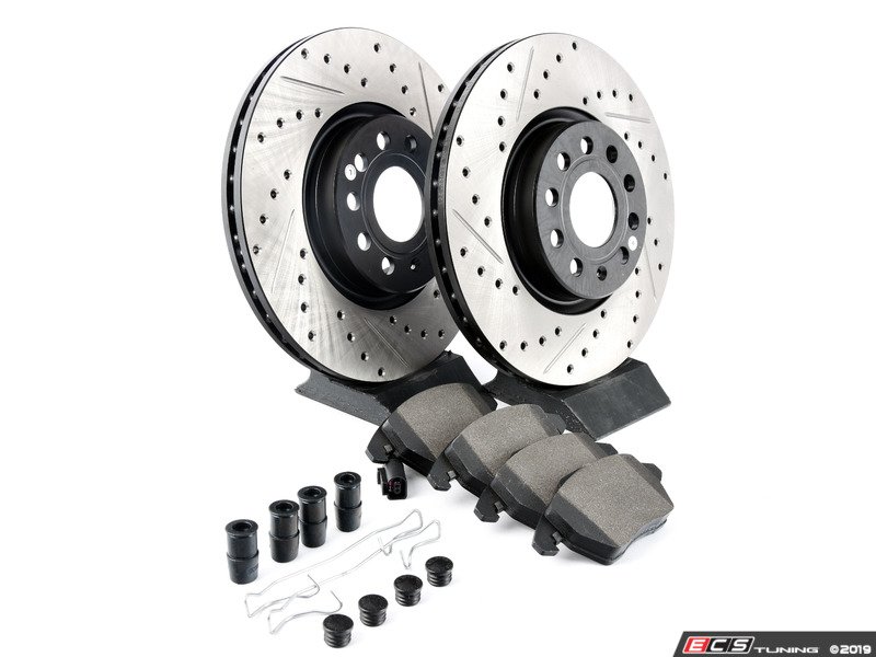 Front Slotted Cryo Treated Rotors - 126.33098CslKT 312x25 StopTech Pair