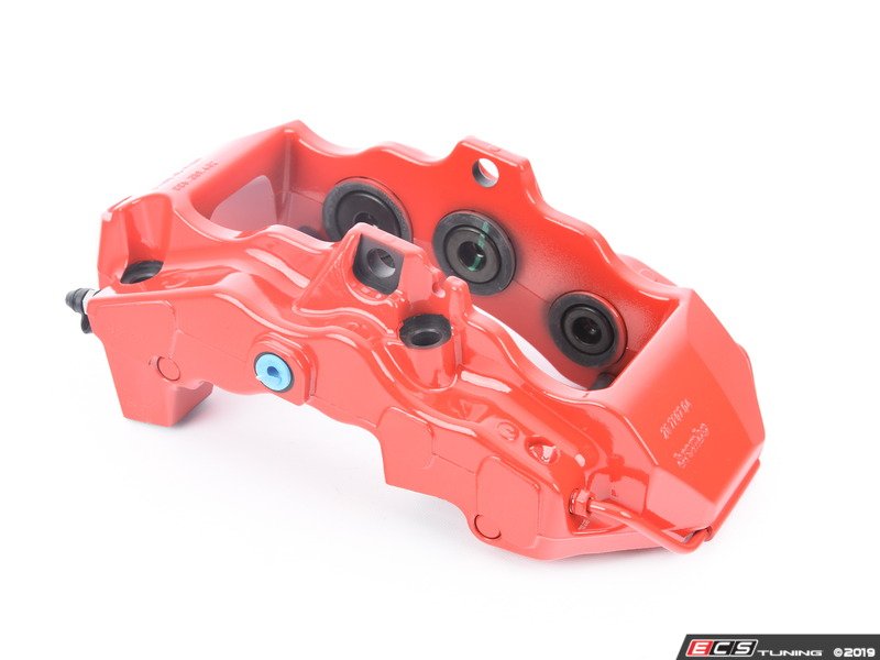 Genuine Porsche - 99735143210 - Front Brake Caliper - Red