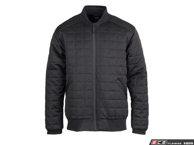 Genuine Volkswagen Audi ACM2055BLKLG Quilted Sport Jacket Mens Large