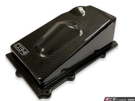 ES#3677474 - 034-108-Z033 - X34 Carbon Fiber Closed-Top Airbox  - For customers that originally purchased the 034 open-top cold air intake system and are looking to change up their engine bay with a closed-top setup. - 034Motorsport - Audi