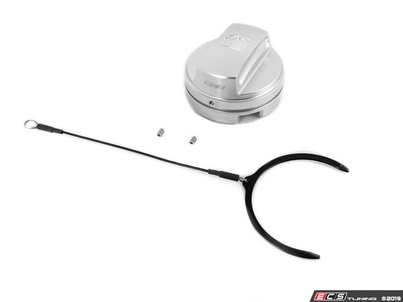 ECS 022506ECS0101 Billet Fuel Cap Cover Clear Anodized