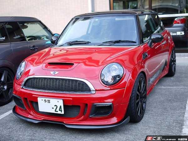 Duell AG R56 Front Lip Spoiler Extension 1.2 Style - Carbon Fiber