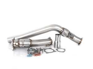ES#3678162 - 021619ecs01KT - Audi B7 A4 2.0T High Flow Catalytic Converter And 3.0" Downpipe Kit - Unleash up to 25 WHP with an ECS High Flow 200 Cell Catalytic Converter and Downpipe -- Includes complete install kit - ECS - Audi