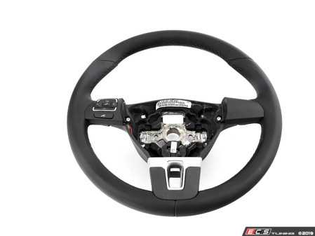 Genuine Volkswagen Audi - 5C0419091AMUSZ - Leather Steering Wheel Multi ...