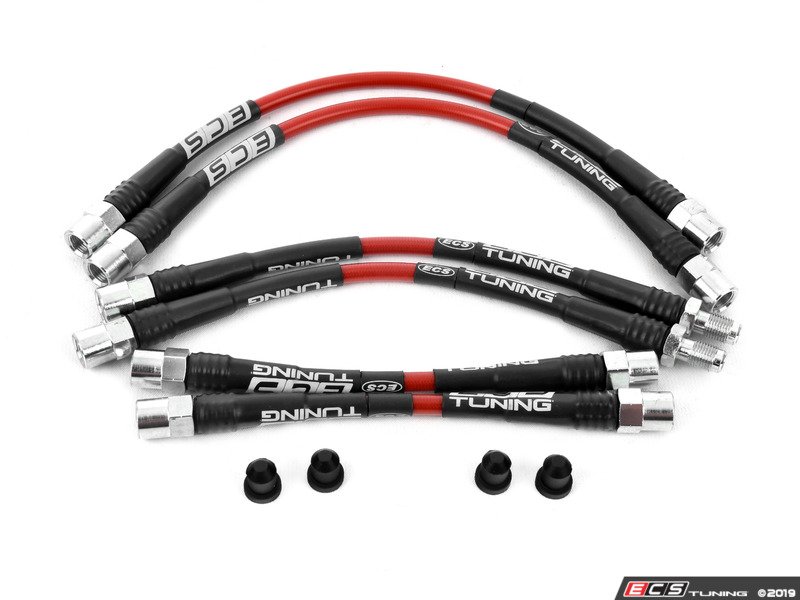 ECS News New ECS Performance Stainless Brake Lines MK7 GTI