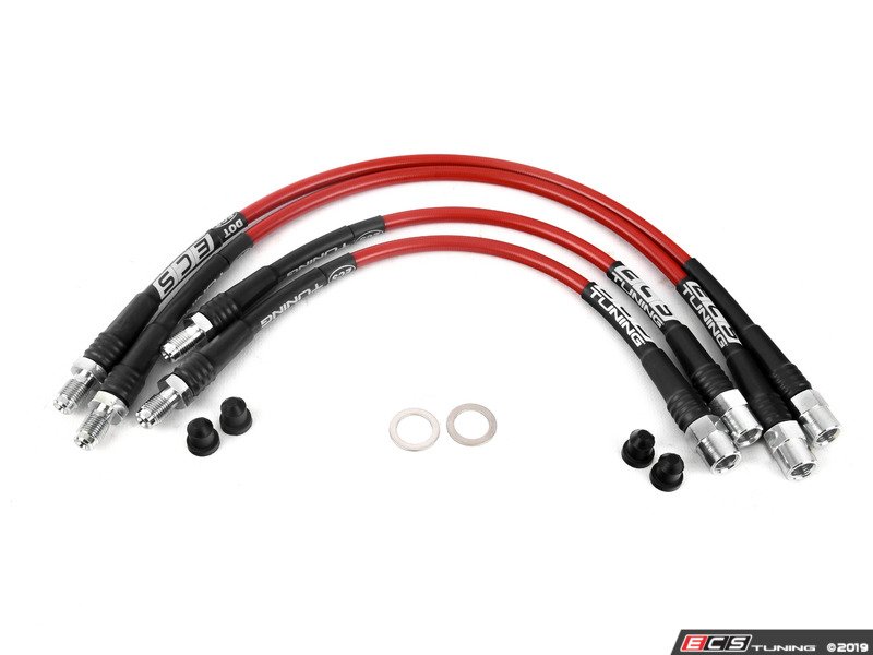 ECS 027569ecs19KT Front & Rear Stainless Steel Brake Lines Kit