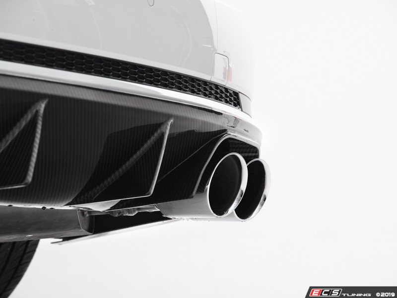 Ecs 023797ecs01 Audi B9 S4 Carbon Fiber Rear Diffuser