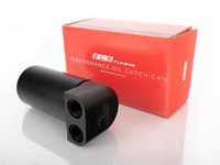 ES#3663595 - 003779ECS05-01 - ECS Tuning Baffled Oil Catch Can - 6oz - Capture harmful oil vapors and keep your intake tract clean. Now featuring an easy to empty drain plug! - ECS - Audi BMW Volkswagen MINI
