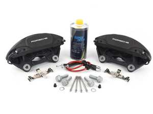 ES#3677993 - 95b615123fKT - Front Big Brake Kit - Stage 2 - No Pads/Rotors - Upgrade your brake system to the 4-piston Brembo Porsche Macan calipers - ECS - Audi