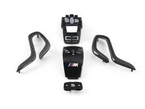 ES#3620072 - 61312455281 - M Performance Carbon Fiber Shifter Trim - Carbon fiber shift knob trim - Genuine BMW M Performance - BMW