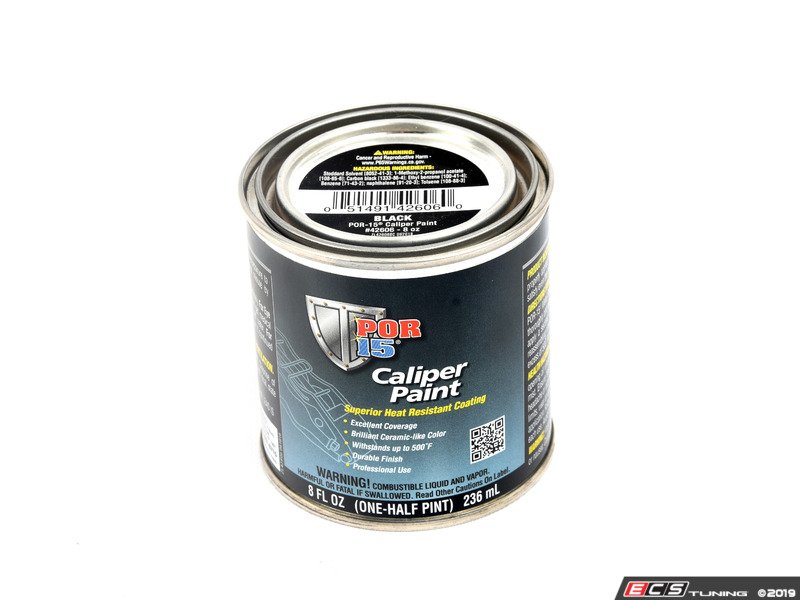 POR15 por42606KT Caliper Paint Black