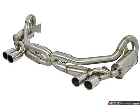 ES#2985600 - 49-36406-P - MACH Force-Xp 2-1/2" 304 Stainless Steel Cat-Back Exhaust System - Polished Tips - Increase your vehicle by 34 horsepower and 43 lbs. x ft. of torque, furthermore, weighs 20 lbs. less than the stock exhaust - AFE - Porsche
