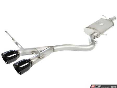 ES#2985602 - 49-36408-B - 2.5" Cat-Back Exhaust System - Stainless steel exhaust with black tips - AFE - Volkswagen