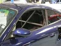 ES#3979207 - AP-911-500W - Race Roll Bar With Harness And Diagonal Bar - White - Quality roll cage to keep you safe on the track - Agency Power - Porsche