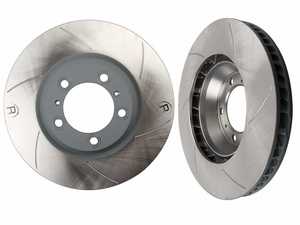 For Porsche 911 Turbo Pair Set of 2 Front 350mm Disc Brake Rotors Sebro