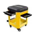 ES#3980735 - OEM24999 - Workshop Creeper Seat (Yellow) - Take your tools with you with this creeper. - OEM Tools - Audi BMW Volkswagen Mercedes Benz MINI Porsche