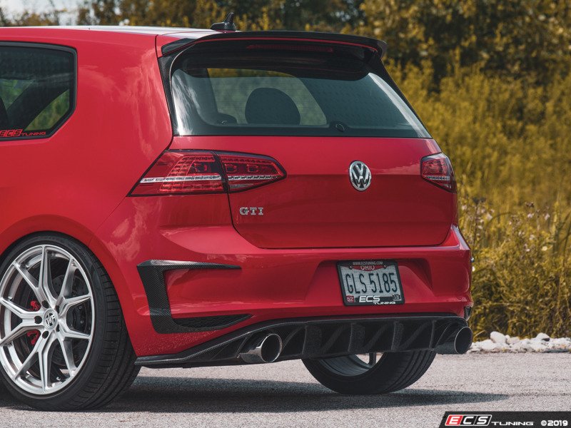 ECS News New ECS MK7 GTI Carbon Fiber Rear Diffuser