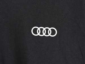 ES#3133454 - ACM3001BLKMD - Quattro T-Shirt - Black - Medium - Sometimes less is more. Make yourself known with the quattro T-Shirt. 100% combed and ringspun cotton. - Genuine Volkswagen Audi - Audi BMW Volkswagen Mercedes Benz MINI Porsche