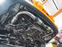 ES#3981112 - AP-997TT-179mbla - 2007-2009 997.1 Turbo / GT2 Turbo-Back Titanium Performance Exhaust System - Matte Black Tips - Made of ultra lightweight titanium from the high flow 200cell cats all the way to the exit pipes - Agency Power - Porsche