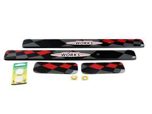 ES#2787326 - 51472360667 - Illuminated JCW Pro Door Sill Kit - Complete door sill kit with illuminated JCW theme - Genuine MINI - MINI