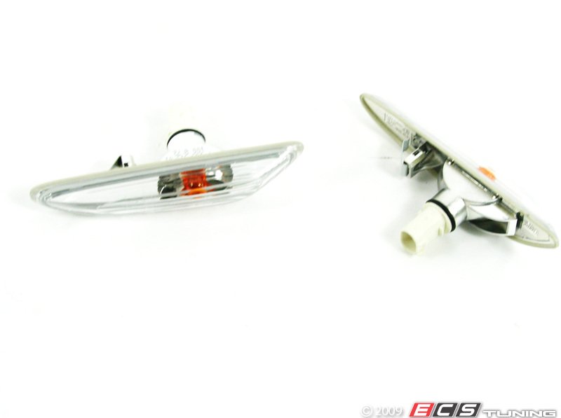 Genuine BMW 63137165915/916 Clear Fender Side Marker Set
