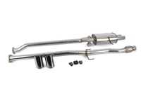 ES#3980420 - MNR5X-DS11C - ARMYTRIX Stainless Steel Valvetronic Catback Exhaust System - Dual Chrome Silver Tips R56/R57/R58/R59 - Hear and feel the power with this free flow system - Armytrix - MINI
