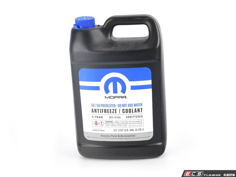 Mopar - 68051212AC - 50/50 Coolant / Antifreeze - 1 Gallon (3.78 Liters)