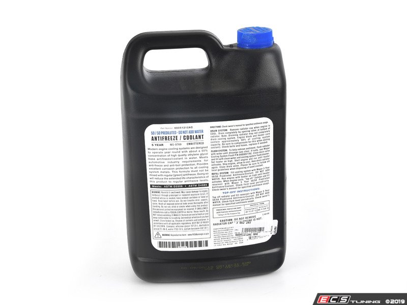 Mopar - 68051212AC - 50/50 Coolant / Antifreeze - 1 Gallon (3.78 Liters)