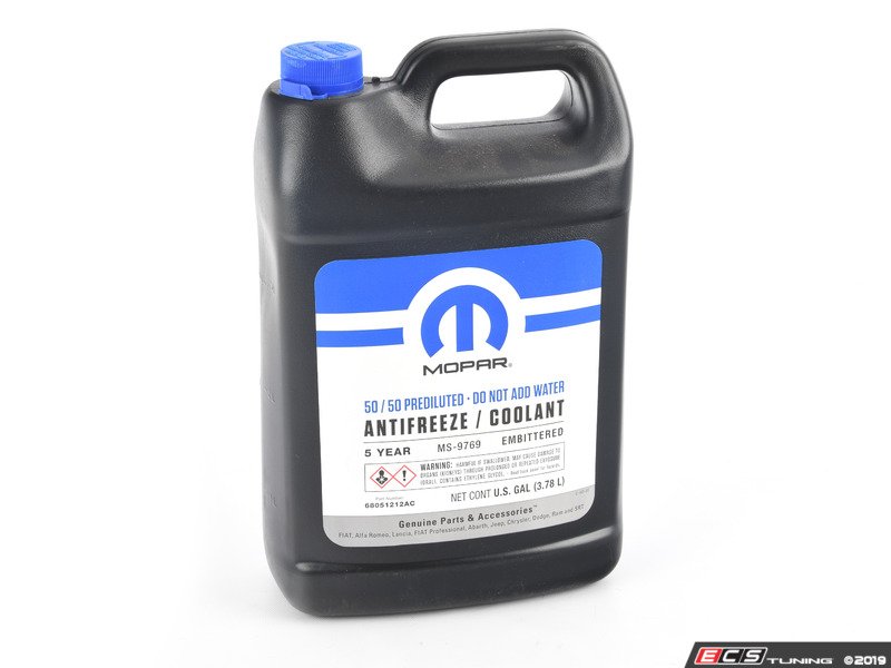 Mopar 68051212AC 50/50 Coolant / Antifreeze 1 Gallon (3.78 Liters)