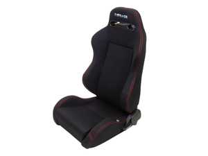ES#3661341 - RSC-200L/R - Type-R Sport Seat - Cloth  - A simple way to give your interior a high performance feel. Black With Red Stitching. - NRG - Audi BMW Volkswagen Mercedes Benz MINI Porsche