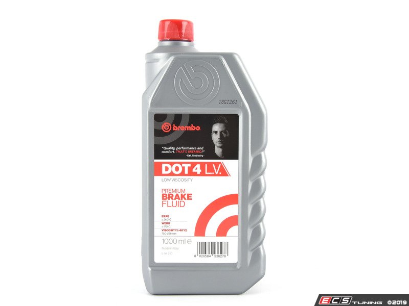 Brembo L04210 DOT 4 Low Viscosity Brake Fluid 1 Liter