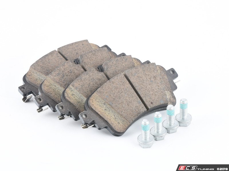 Genuine Volkswagen Audi 8W0698451R Rear Brake Pad Set (8W0 698 451 R)