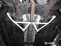 ES#3998780 - UR-LA4-1716 - Ultra Racing Lower Front Brace - 4 Point - Increase rigidity and improve chassis flex in your vehicle - Ultra Racing - MINI