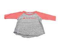 ES#3694700 - ACM3704RED6M - Audi Sport Raglan Baseball Shirt - Youth 6month - Get your mini in the game early with our Audi Sport Raglan Baseball Shirt. - Genuine Volkswagen Audi - Audi