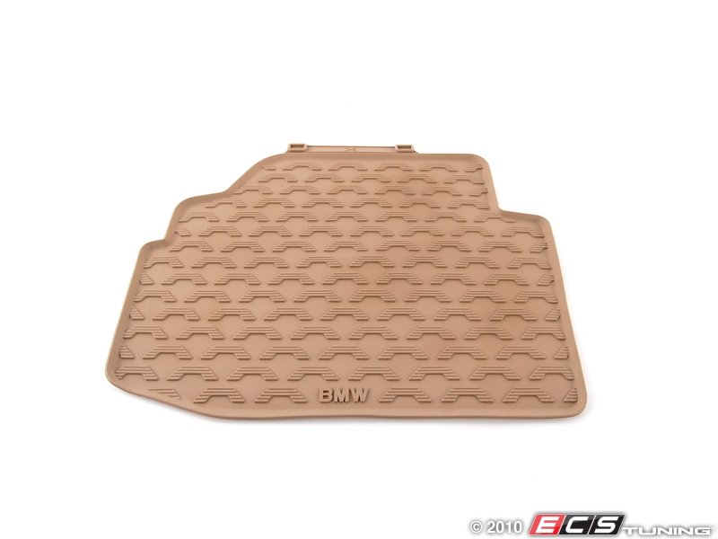Genuine BMW 51470427563 All Weather Rubber Floor Mats Cream Beige