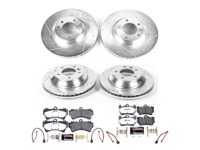 ES#3989905 - K4500-26 - Z26 Extreme Street Brake Kit - Front & Rear (350x34/330x28) - Carbon fiber ceramic formula that offers extreme braking performance - Power Stop - Audi Volkswagen Porsche