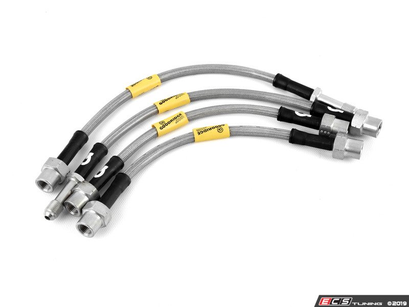 Goodridge 31053 GStop Stainless Steel Brake Line Kit Front & Rear
