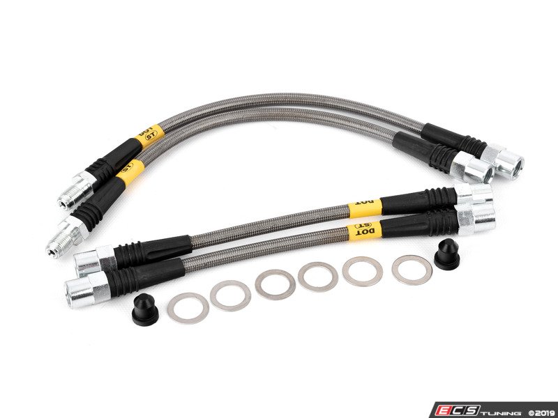 StopTech - 950.34525 - Stainless Steel Brake Lines - Rear