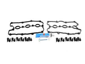 ES#3662304 - 06b103831jKT - Complete Valve Cover Gasket Kit - Includes gaskets, hardware, and silicone sealant for an all-inclusive service kit - Assembled By ECS - Audi